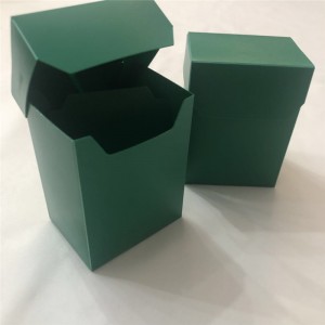 Muovi vihreä kansi laatikko